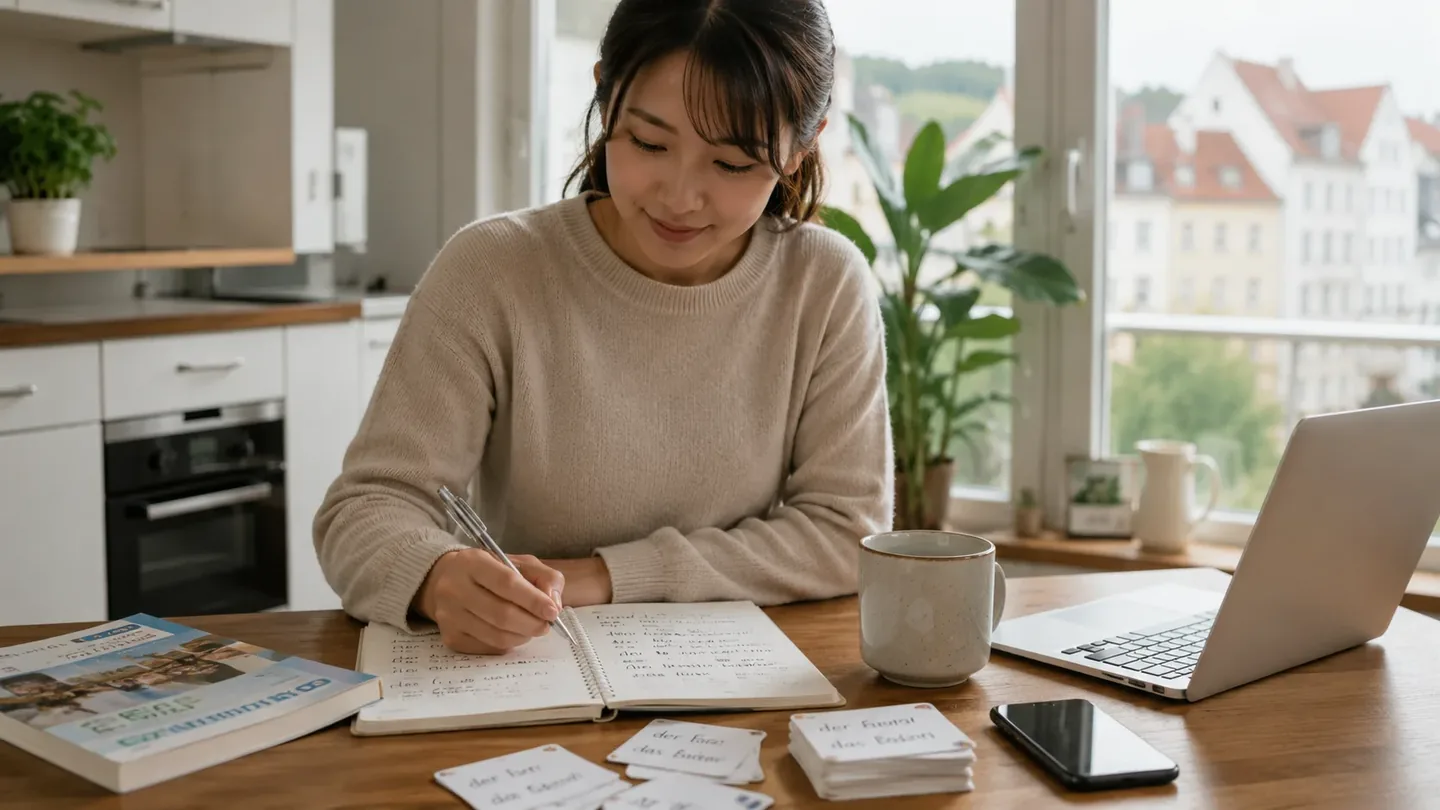 A1から生活で困らないレベルを目指すドイツ語ルート のイメージ