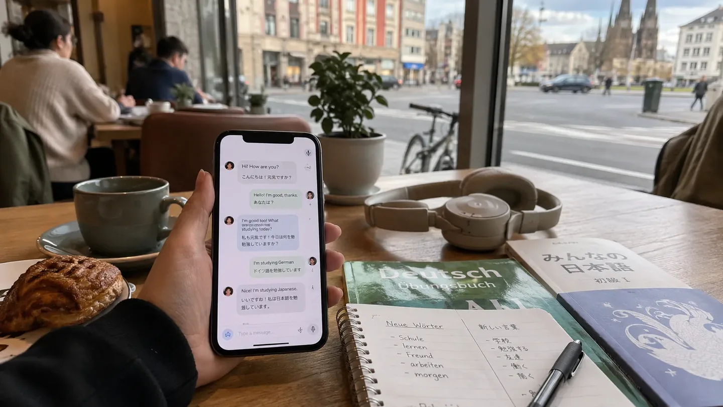 HelloTalkとは?チャットと通話でドイツ語を練習する方法 のイメージ